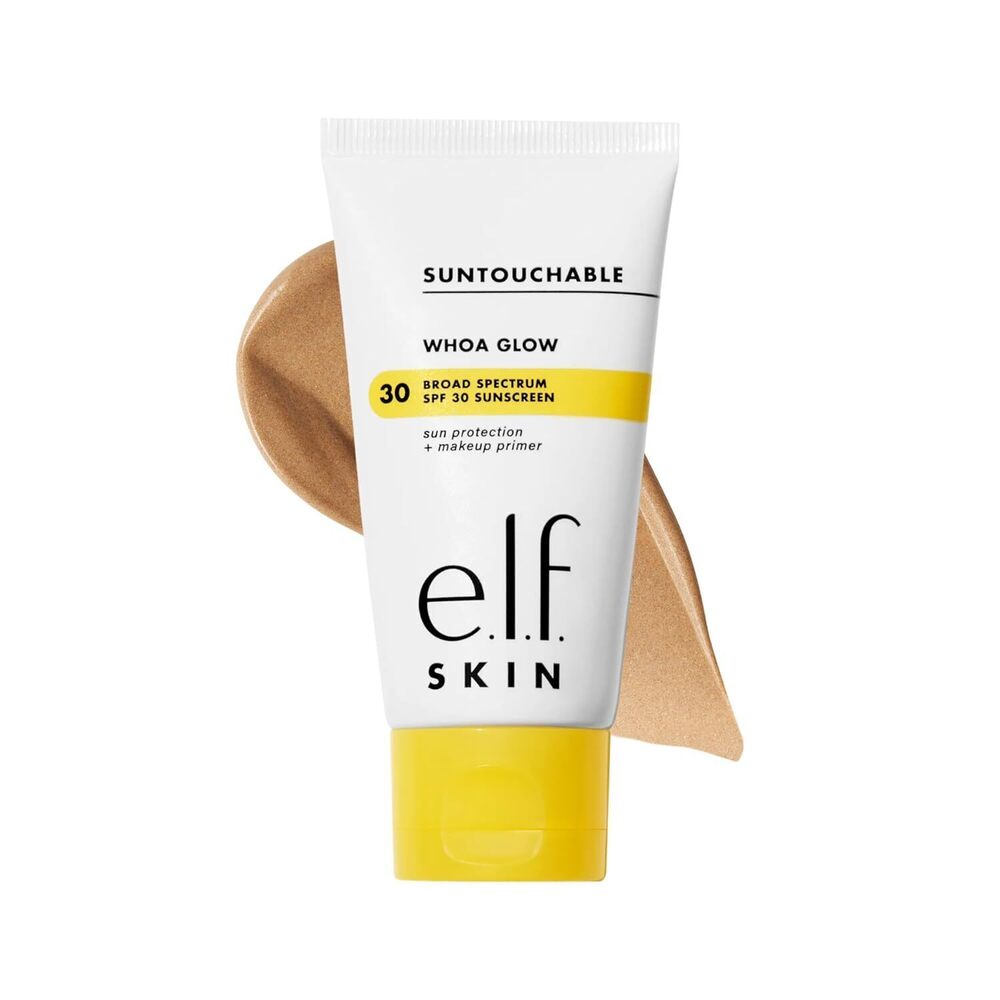 e.l.f. SKIN Suntouchable Whoa Glow SPF 30 Sunburst sunscreen lotion cream